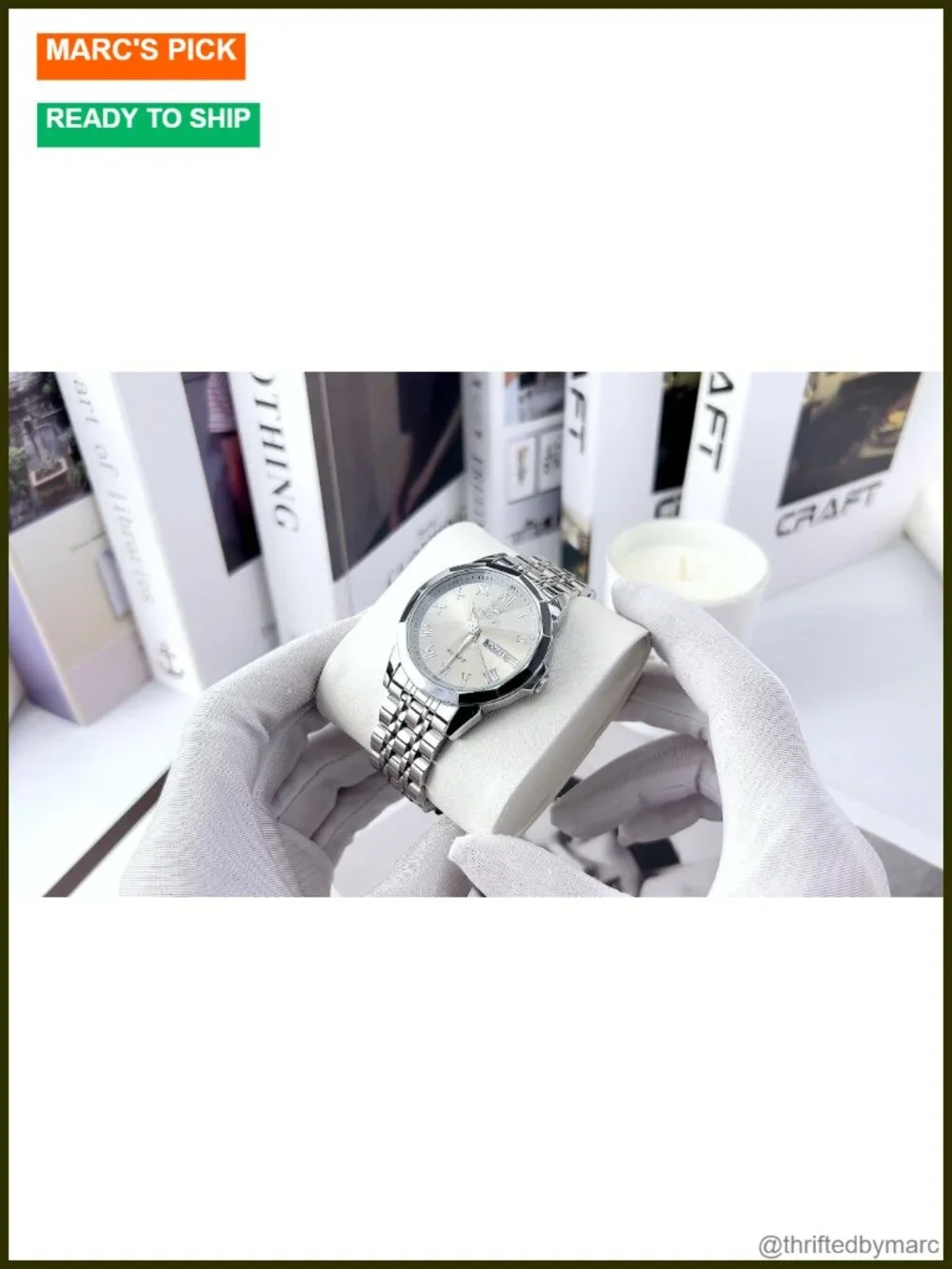 Luxury Mens Watch Stainless Steel Date Waterproof Dress Casual